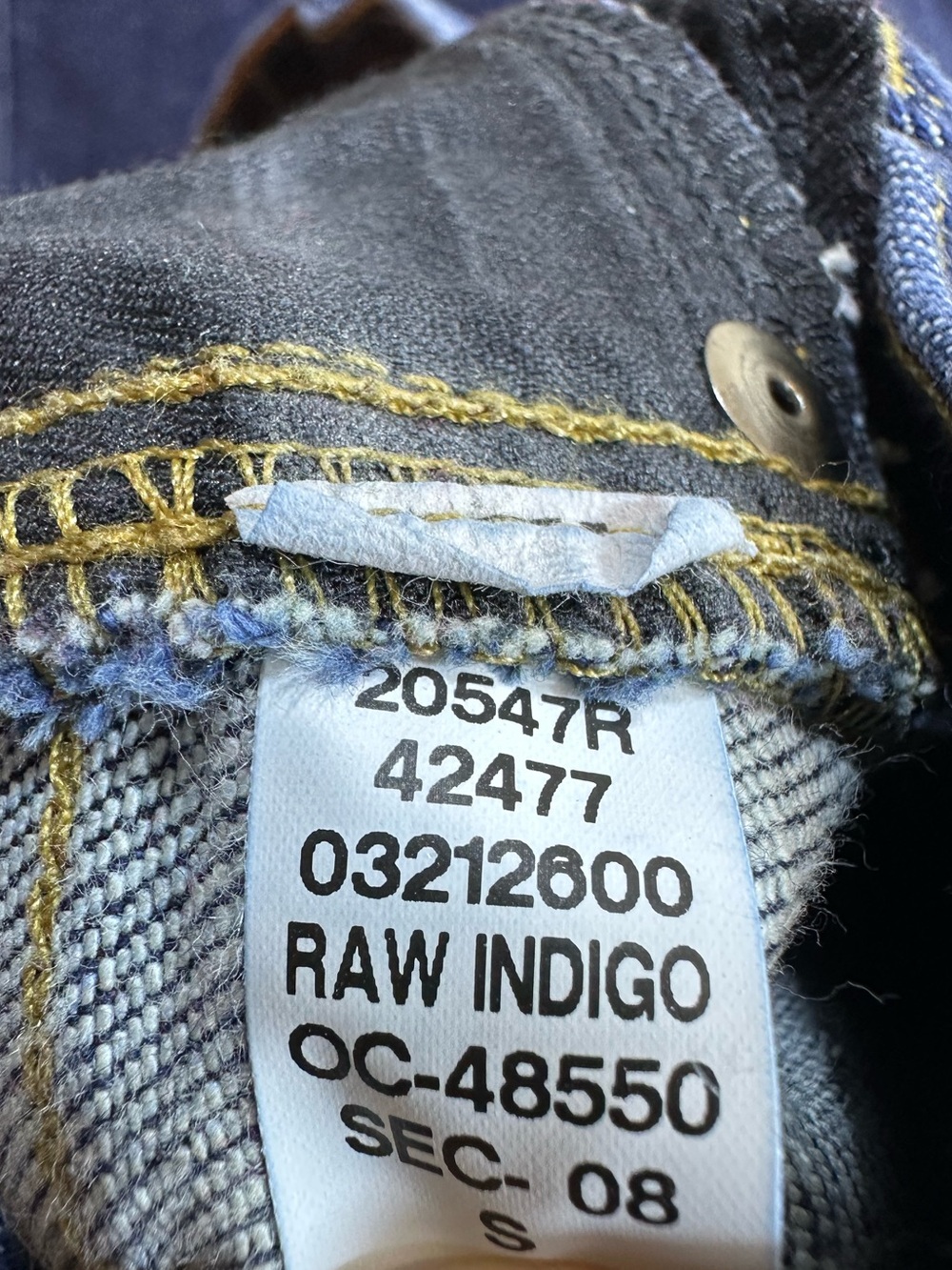Spanx Wide Leg Jeans Raw Indigo Size Small - Picture 5 of 10